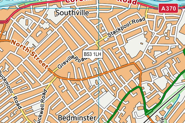 BS3 1LH map - OS VectorMap District (Ordnance Survey)