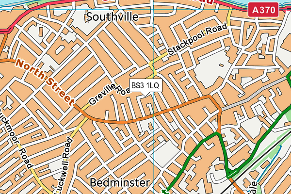 BS3 1LQ map - OS VectorMap District (Ordnance Survey)