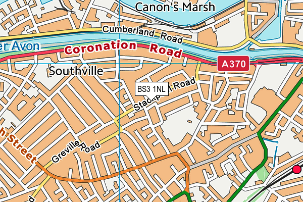 BS3 1NL map - OS VectorMap District (Ordnance Survey)