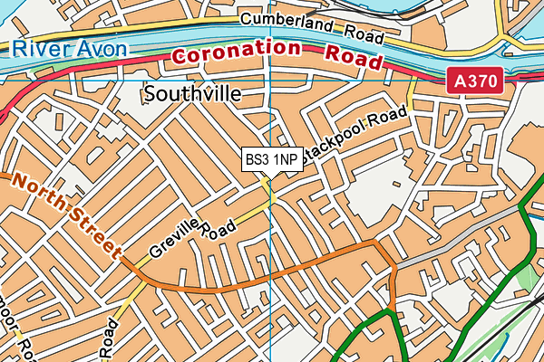 BS3 1NP map - OS VectorMap District (Ordnance Survey)