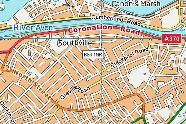 BS3 1NR map - OS VectorMap District (Ordnance Survey)