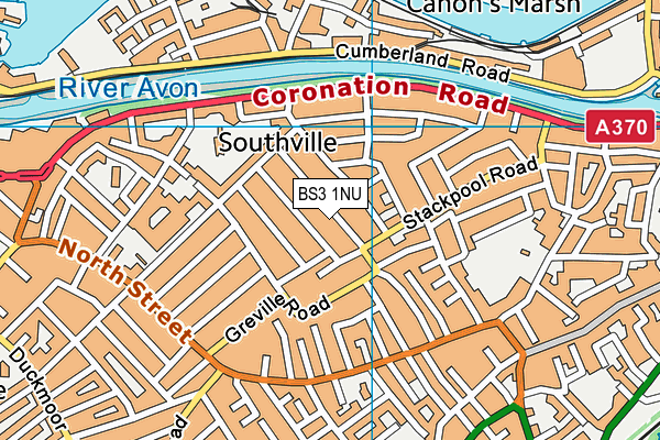 BS3 1NU map - OS VectorMap District (Ordnance Survey)