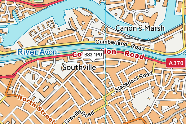 BS3 1PU map - OS VectorMap District (Ordnance Survey)