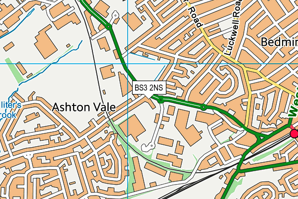 Snap Fitness (Bristol Ashton Gate) map (BS3 2NS) - OS VectorMap District (Ordnance Survey)