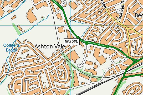 BS3 2PN map - OS VectorMap District (Ordnance Survey)