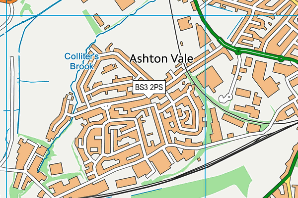 BS3 2PS map - OS VectorMap District (Ordnance Survey)