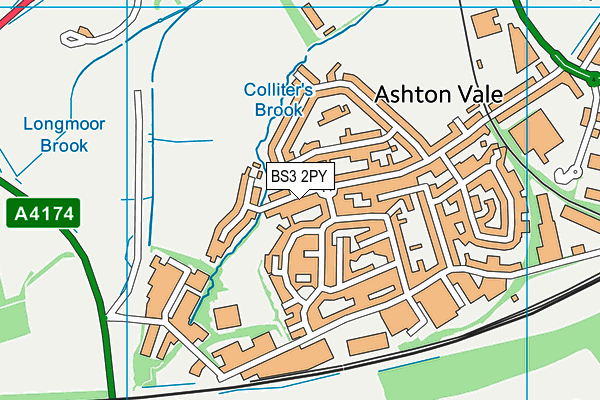 BS3 2PY map - OS VectorMap District (Ordnance Survey)