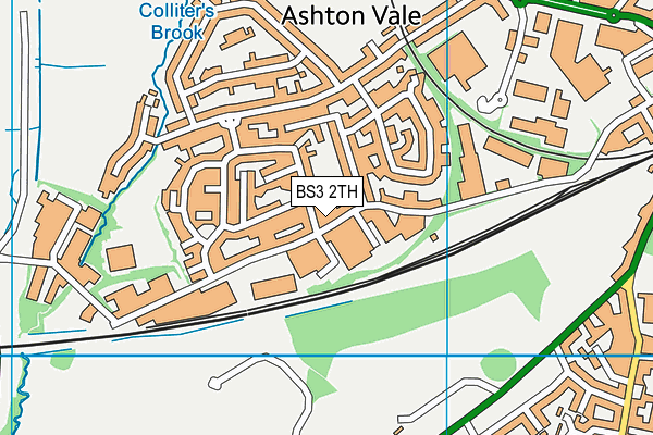BS3 2TH map - OS VectorMap District (Ordnance Survey)
