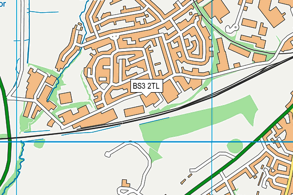 BS3 2TL map - OS VectorMap District (Ordnance Survey)