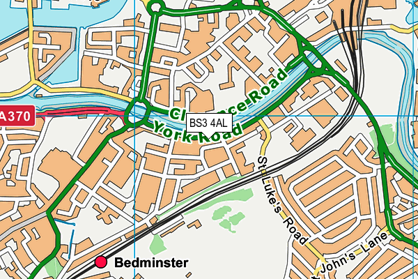 BS3 4AL map - OS VectorMap District (Ordnance Survey)