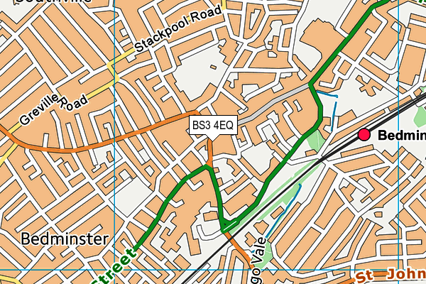 BS3 4EQ map - OS VectorMap District (Ordnance Survey)