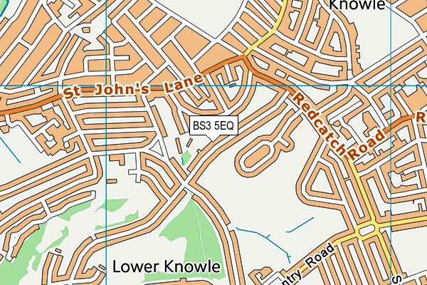 BS3 5EQ map - OS VectorMap District (Ordnance Survey)