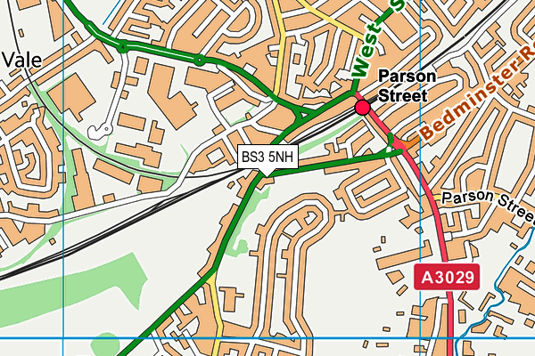 BS3 5NH map - OS VectorMap District (Ordnance Survey)