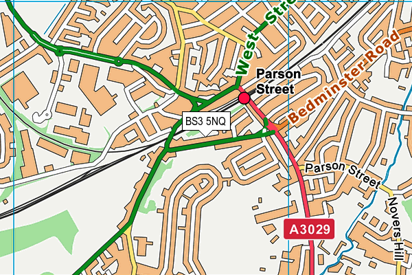 BS3 5NQ map - OS VectorMap District (Ordnance Survey)