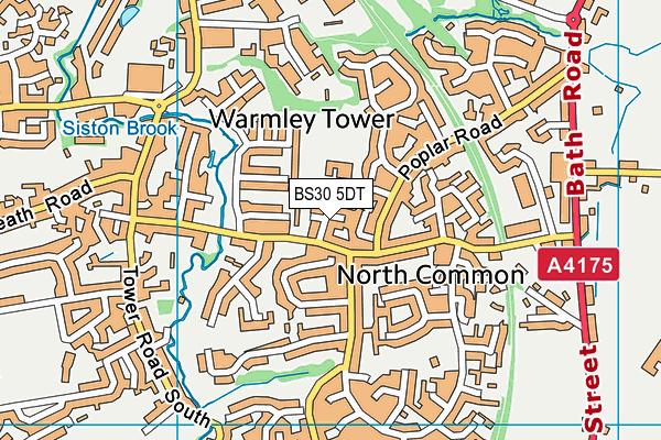 BS30 5DT map - OS VectorMap District (Ordnance Survey)