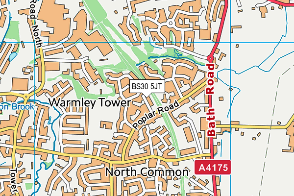 BS30 5JT map - OS VectorMap District (Ordnance Survey)