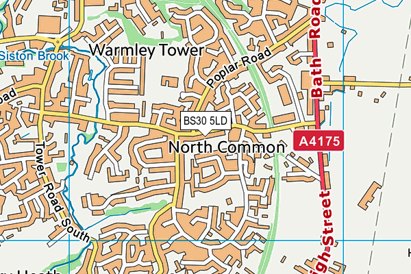 BS30 5LD map - OS VectorMap District (Ordnance Survey)