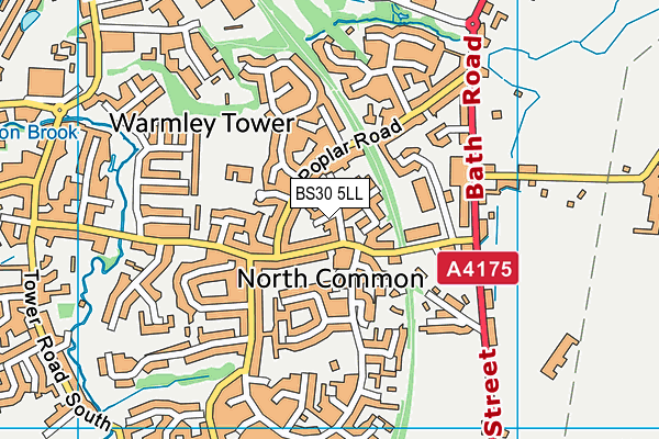 BS30 5LL map - OS VectorMap District (Ordnance Survey)