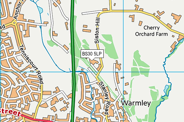 BS30 5LP map - OS VectorMap District (Ordnance Survey)
