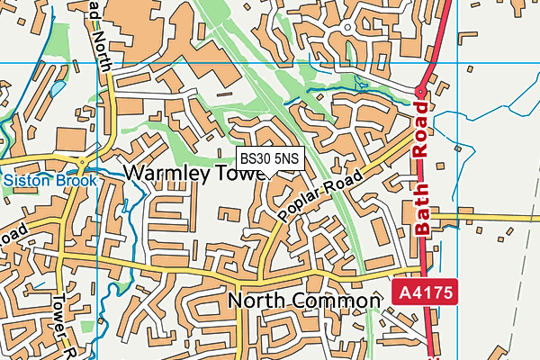 BS30 5NS map - OS VectorMap District (Ordnance Survey)