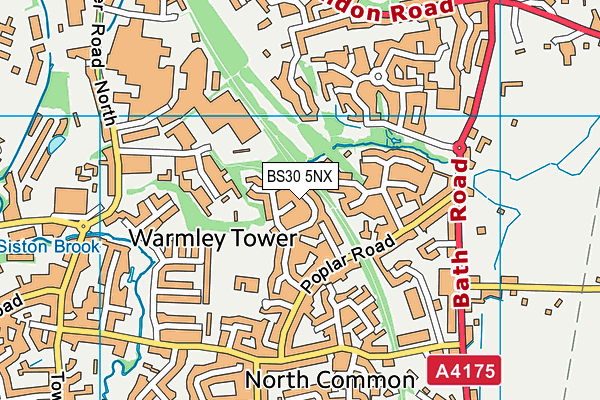 BS30 5NX map - OS VectorMap District (Ordnance Survey)