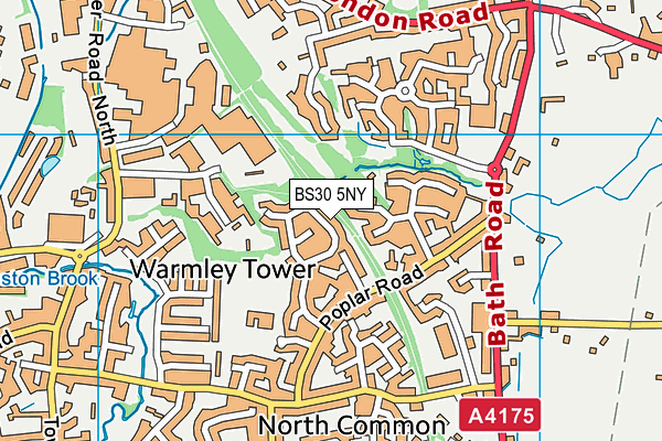 BS30 5NY map - OS VectorMap District (Ordnance Survey)