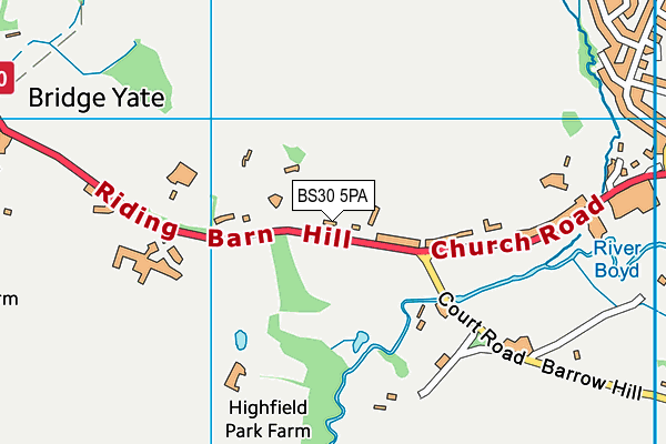 Map of THE WAFFLE CO. (BATH) LIMITED at district scale