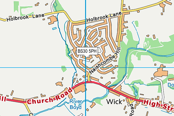 BS30 5PH map - OS VectorMap District (Ordnance Survey)