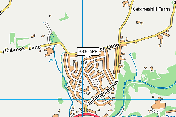 BS30 5PP map - OS VectorMap District (Ordnance Survey)