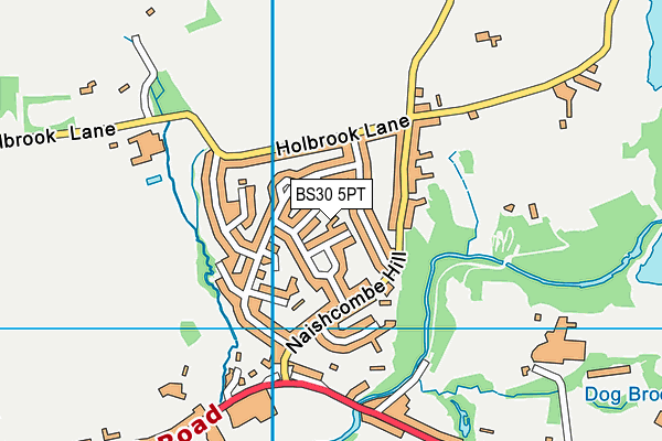 BS30 5PT map - OS VectorMap District (Ordnance Survey)