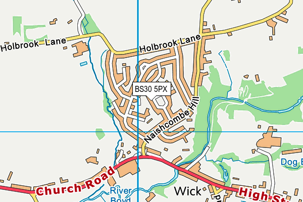 BS30 5PX map - OS VectorMap District (Ordnance Survey)