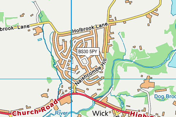 BS30 5PY map - OS VectorMap District (Ordnance Survey)