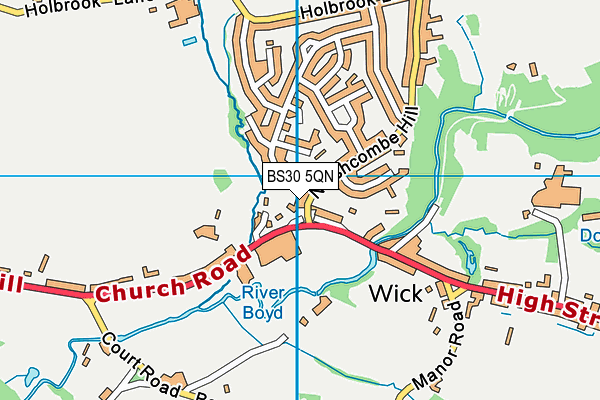 BS30 5QN map - OS VectorMap District (Ordnance Survey)