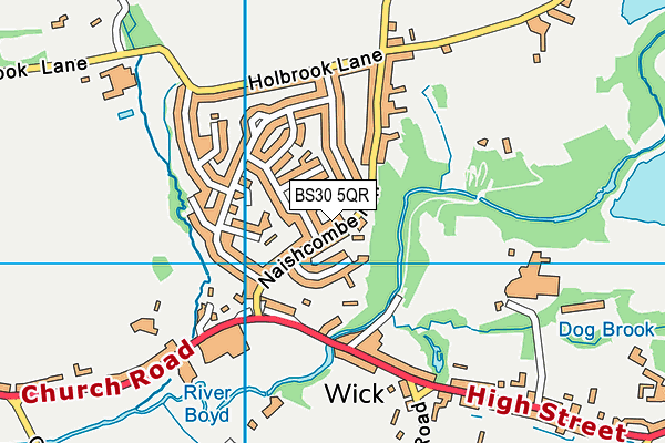 BS30 5QR map - OS VectorMap District (Ordnance Survey)