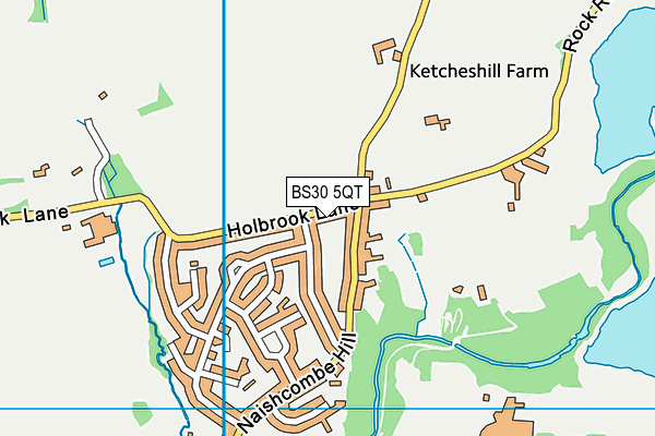 BS30 5QT map - OS VectorMap District (Ordnance Survey)