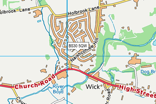 BS30 5QW map - OS VectorMap District (Ordnance Survey)