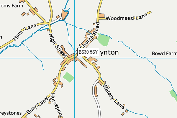 Doynton Playing Field map (BS30 5SY) - OS VectorMap District (Ordnance Survey)