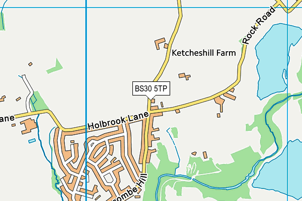 BS30 5TP map - OS VectorMap District (Ordnance Survey)