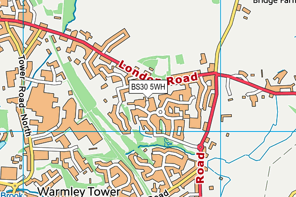 BS30 5WH map - OS VectorMap District (Ordnance Survey)