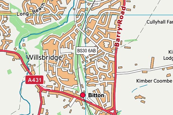 BS30 6AB map - OS VectorMap District (Ordnance Survey)