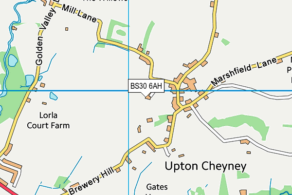 BS30 6AH map - OS VectorMap District (Ordnance Survey)