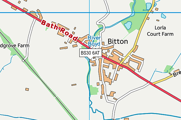 BS30 6AT map - OS VectorMap District (Ordnance Survey)