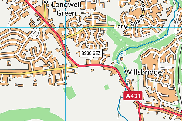 BS30 6EZ map - OS VectorMap District (Ordnance Survey)