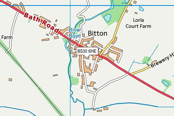BS30 6HE map - OS VectorMap District (Ordnance Survey)