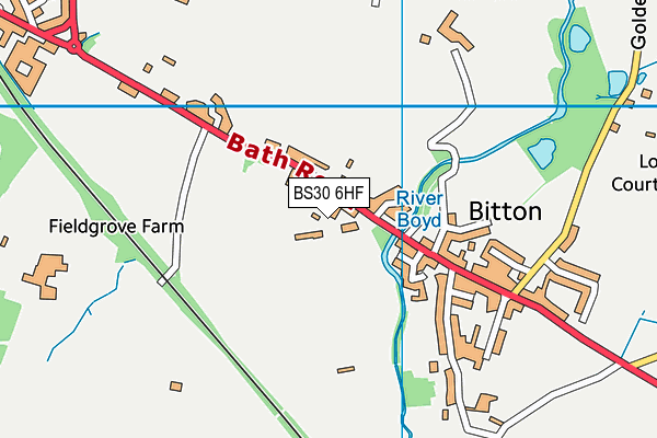 BS30 6HF map - OS VectorMap District (Ordnance Survey)