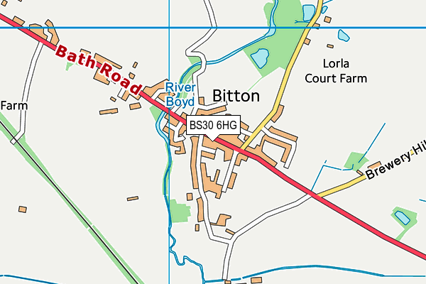 BS30 6HG map - OS VectorMap District (Ordnance Survey)