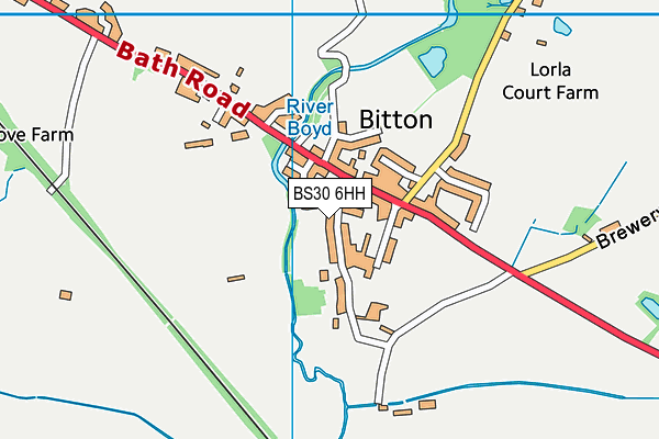 BS30 6HH map - OS VectorMap District (Ordnance Survey)