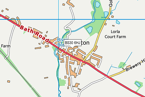 BS30 6HJ map - OS VectorMap District (Ordnance Survey)