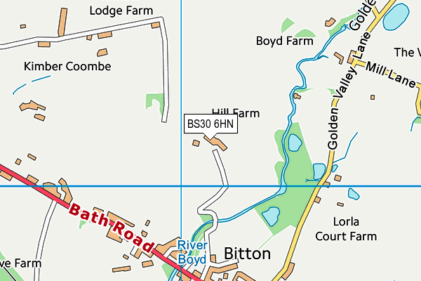 BS30 6HN map - OS VectorMap District (Ordnance Survey)