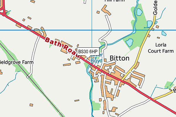 Map of THE WOODFORD LODGE CO LTD at district scale